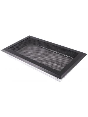 Ventilaton grate 16x32cm black matt