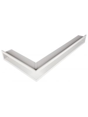 Open ventilation bar left corner  60x40x6cm white