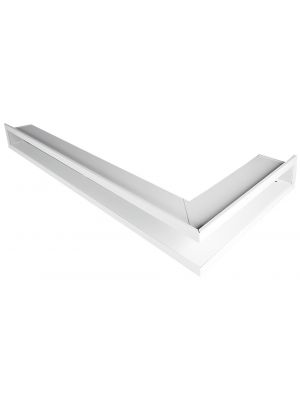 Open ventilation bar right corner  60x40x6cm white