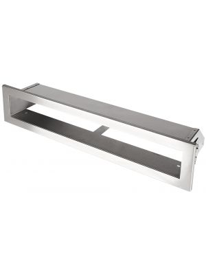 Open ventilation bar 40x6cm stainless steel (inox)