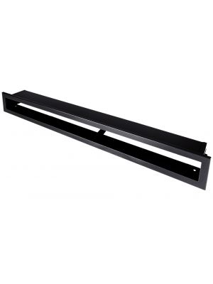 Open ventilation bar 60x6cm black matt