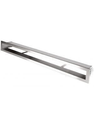 Open ventilation bar 80x6cm stainless steel (inox)