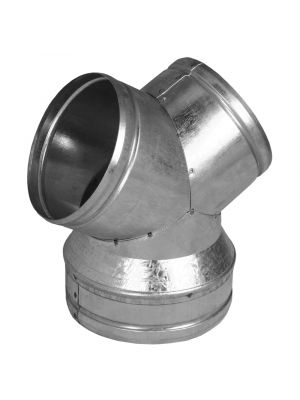 Reducing Y-pipe 150/2x125mm galvanized