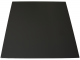 Steel floorplate 120x100cm black matt