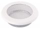 Round ventilaton grate 125mm white