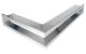 Open ventilation bar left corner  80x40x6cm stainless steel (inox)