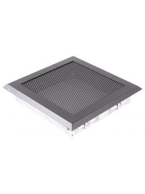 Ventilation grate 16x16cm graphite