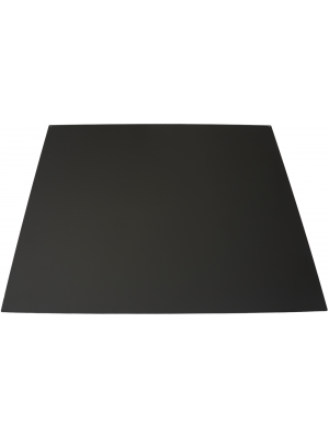 Steel floorplate 100x100cm black matt