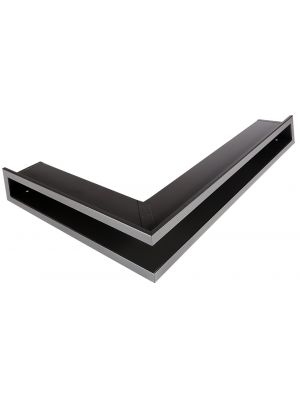 Open ventilation bar left corner  80x40x6cm graphite