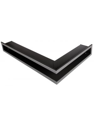 Open ventilation bar right corner  60x40x6cm graphite