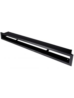 Open ventilation bar 80x6cm black matt