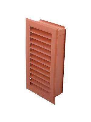 Chimney ventilation grate 12x240mm brick-red