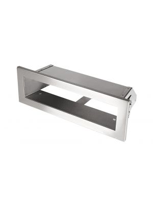 Open ventilation bar 20x6cm stainless steel (inox)