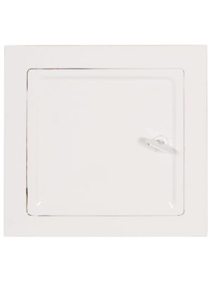 Small white cleaning door